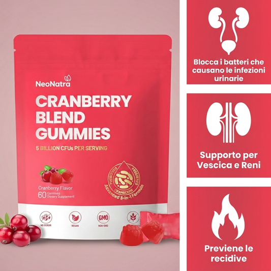 Cranberry Gummies | Formula di Difesa Urinaria e Renale